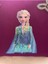 Elsa Ve Kelebek Pul Payetli Kırlent Yastık Kılıfı 40 x 40 cm 2