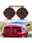 Off Road Sis Lambası 17 Ledli 51 Watt Kırmızı Çerçeve 12-48V 1