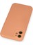 Lansman iPhone 11 Kılıf Nano Içi Kadife Silikon - Turuncu 3