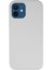 Lansman Apple iPhone 12 Kılıf Nano Içi Kadife Silikon - Beyaz 1
