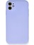 Lansman Apple iPhone 11 Kılıf Nano Içi Kadife Silikon - Lila 1
