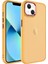 Apple Iphone 14 Plus Kılıf Metal Kamera Koruma Çerçeveli Buzlu May Silikon 1