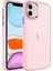 Apple Iphone 11 Kılıf Metal Kamera Koruma Çerçeveli Buzlu May Silikon 1