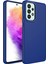 Samsung Galaxy A52 Kılıf Metal Kamera Koruma Çerçeveli Mat Luna Silikon 1