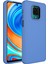 Xiaomi Redmi Note 9s Kılıf Metal Kamera Koruma Çerçeveli Mat Luna Silikon 1