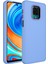 Xiaomi Redmi Note 9s Kılıf Metal Kamera Koruma Çerçeveli Mat Luna Silikon 1