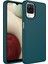 Samsung Galaxy A22 Kılıf Metal Kamera Koruma Çerçeveli Mat Luna Silikon 1