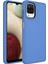 Samsung Galaxy M12 Kılıf Metal Kamera Koruma Çerçeveli Mat Luna Silikon 1