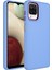 Samsung Galaxy M12 Kılıf Metal Kamera Koruma Çerçeveli Mat Luna Silikon 1