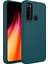 Xiaomi Redmi Note 8 Kılıf Metal Kamera Koruma Çerçeveli Mat Luna Silikon 1