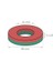 Mıknatıs, 2 Adet 80MM x D40MM x 15MM Güçlü Ferrit Kömür Seramik Halka Mıknatıs 2