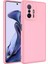 Xiaomi Mi 11T Kılıf Mara Lansman Silikon Mat Soft Pembe 1