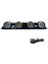 Space Offroad Sis Lambasi 12X4 LED Yuvarlak Siyah /LASS243 1