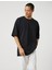 Basic Oversize Tişört Bisiklet Yaka Kısa Kollu 1