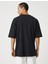 Basic Oversize Tişört Bisiklet Yaka Kısa Kollu 4