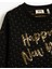 Yılbaşı Temalı Sweatshirt Pul Payet Işlemeli Kapitone Bisiklet Yaka 5