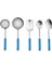 Master Blue 5 Parça Çelik Servis Seti 3