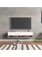 Delphin 140 cm Raflı KapaklıTv Ünitesi DLP11-AW Çam-Beyaz 1