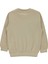 Erkek Çocuk Bej Sweatshirt 2-5 Yaş Bisiklet Yaka Düz Renk Truvakar Kol 2