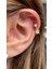 Cerrahi Çelik Tragus Helix Lobe Rook Uyumlu Halka Piercing 2