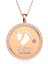 Isimli Ilk Adım Rose Gümüş Kolye 1