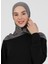 Scarfs Hijab - 27 Koyu Gri - Ecardin 2