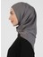 Scarfs Hijab - 27 Koyu Gri - Ecardin 3