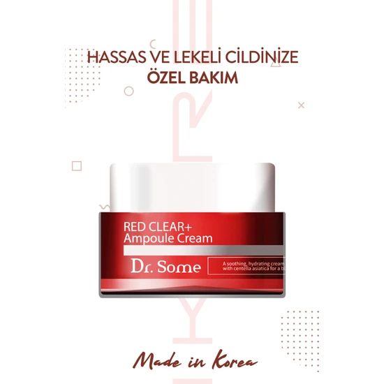 Dr. Some Hassas Ciltler Için Centella Özlü Leke ve Kore Yüz Kremi 50ML