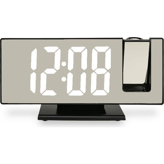 Feiyuansu Yeni Masaüstü Saat LED Dijital Projeksiyon Çalar Saat (Yurt Dışından)