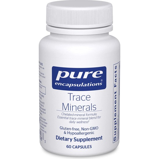Pure Encapsulations Trace Minerals Hypoallergenic 60 Kapsül Fiyatı