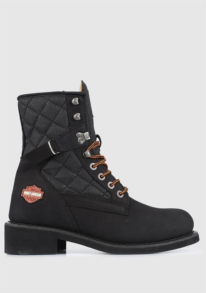 Harley Davidson New Worker 025M100031 Erkek Nubuk Bot görsel 2