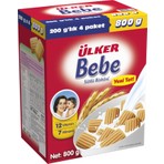 Ülker Bebek Bisküvisi 800 gr - 0-6 Ay Arası Bebekler İçin, 12 Vitamin ve 7 Mineral İçeren Besleyici Formül