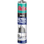 Akfix 647FC Beyaz Ultra Otomotiv Yapı Pu Mastik Tekli Hızlı Kuruyan Güçlü Yapıştırıcı