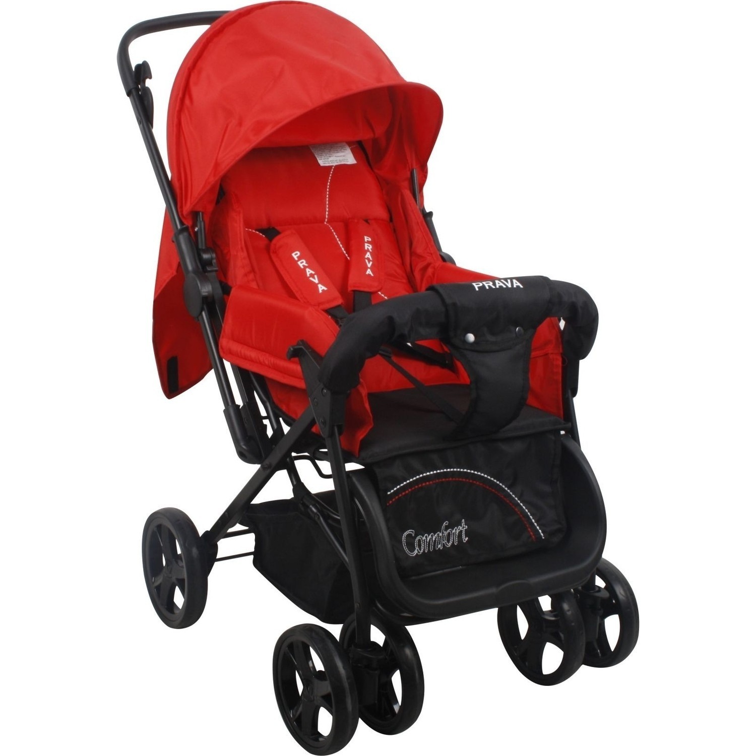 Prava P06 Comfort Çift Yönlü Bebek Arabası Kırmızı Fiyatı
