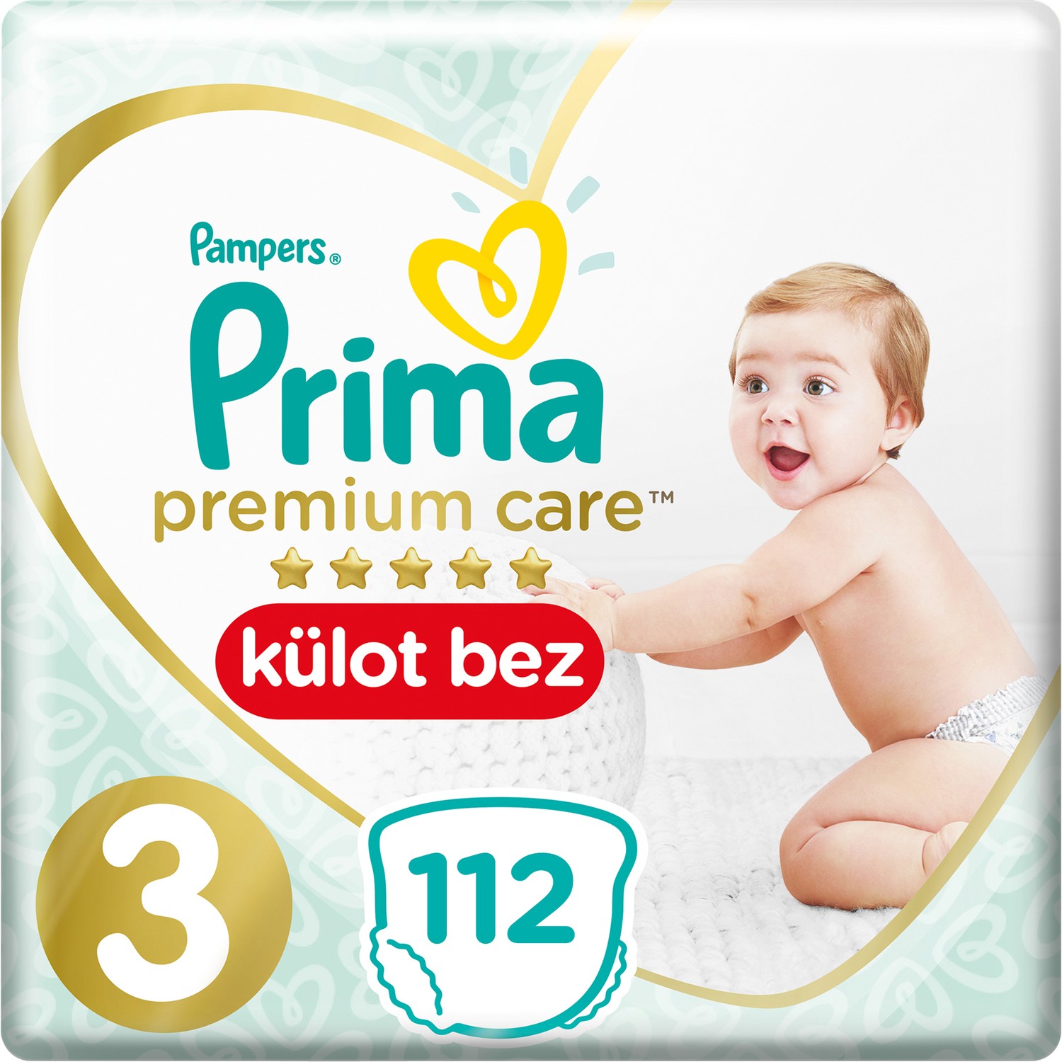 Prima Premium Care Külot Bebek Bezi 3 Beden 112 Adet Midi