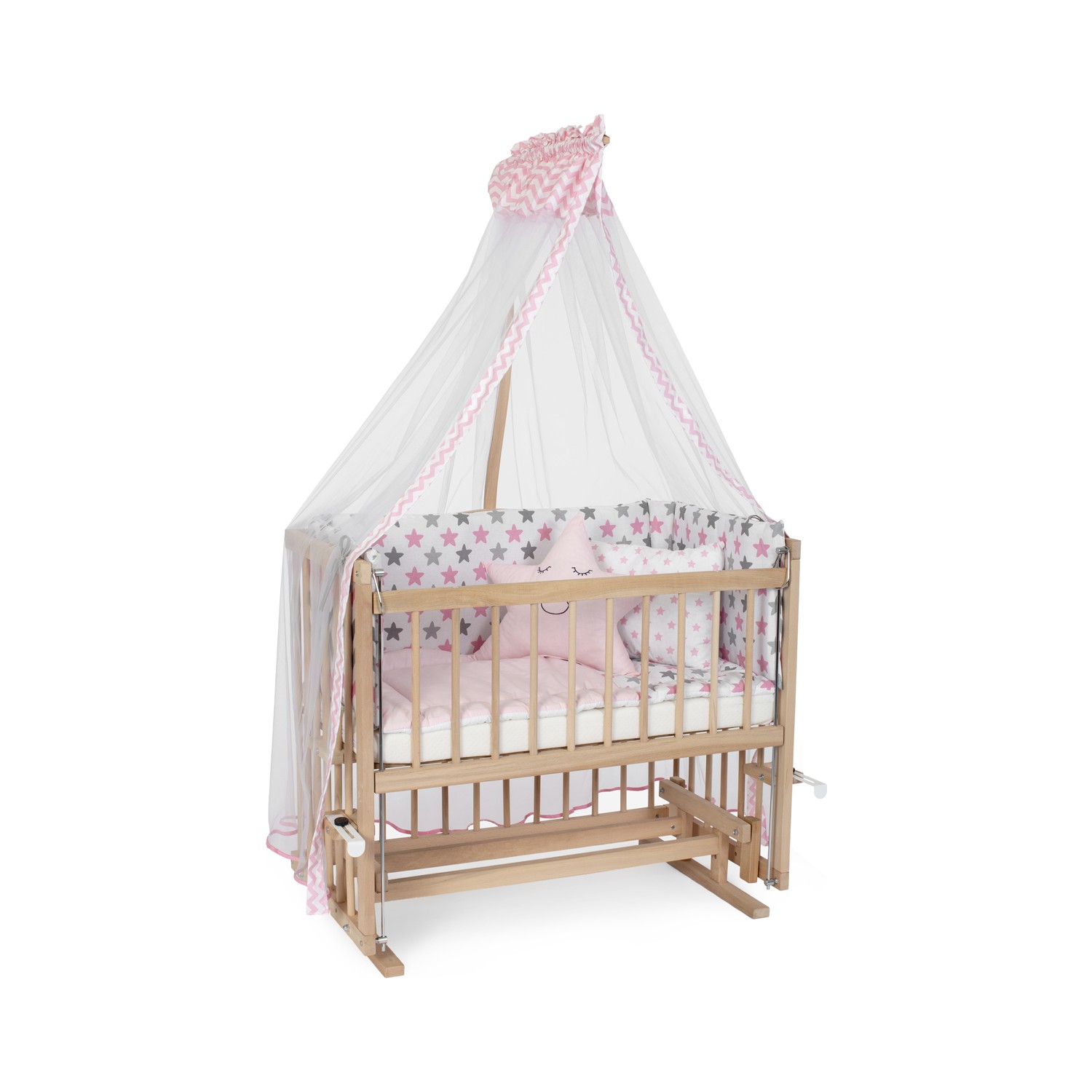 Heyner Ahşap 50 x 90 cm Organik Anne Yanı Bebek Beşiği ve Fiyatı