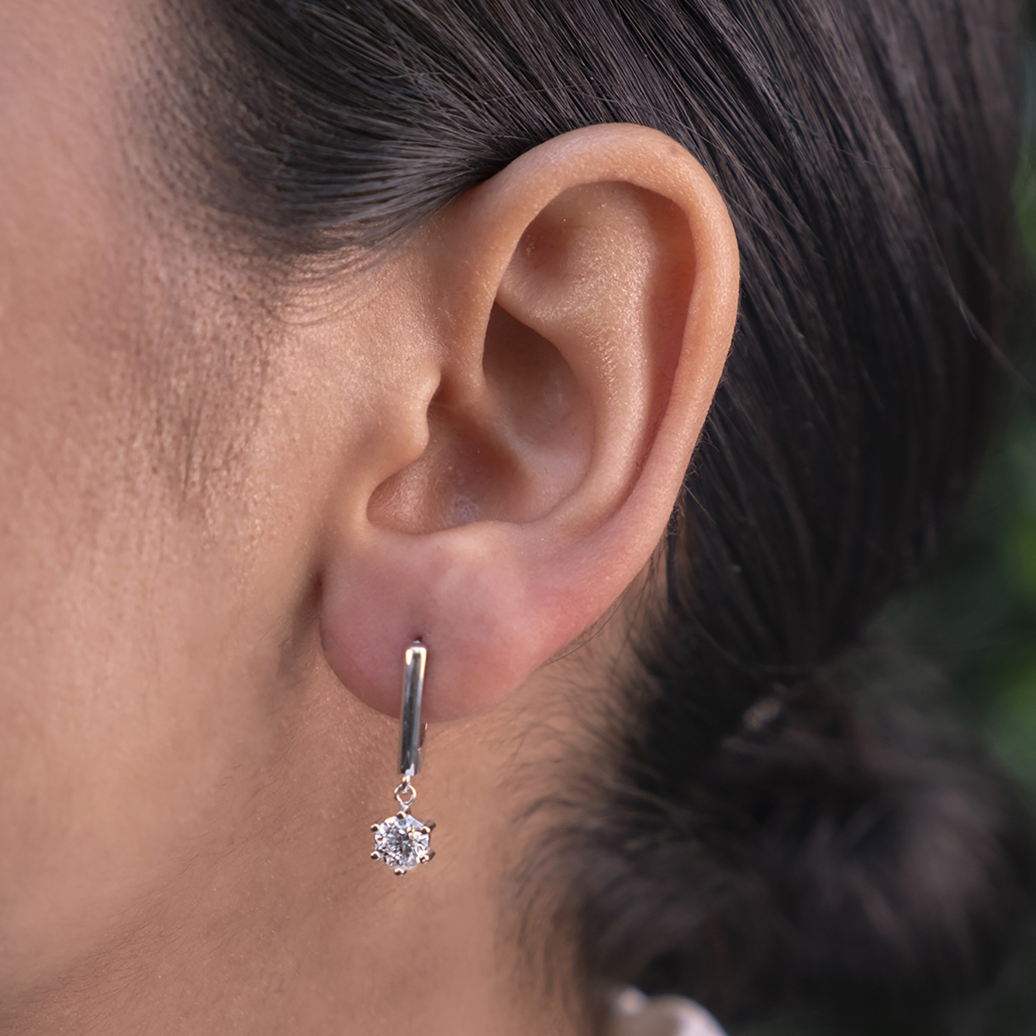 Swarovski Kadın Zirkon Tek Taş Gümüş Küpe Fiyatı