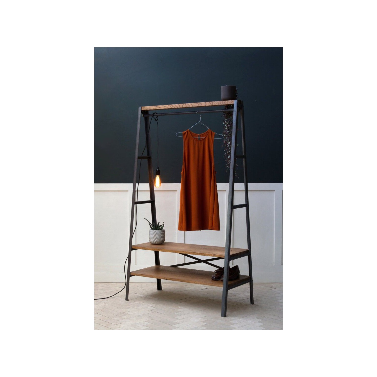 Bidesenal Portmanto Vestiyer Ayaklı Askılık Elbise Askısı