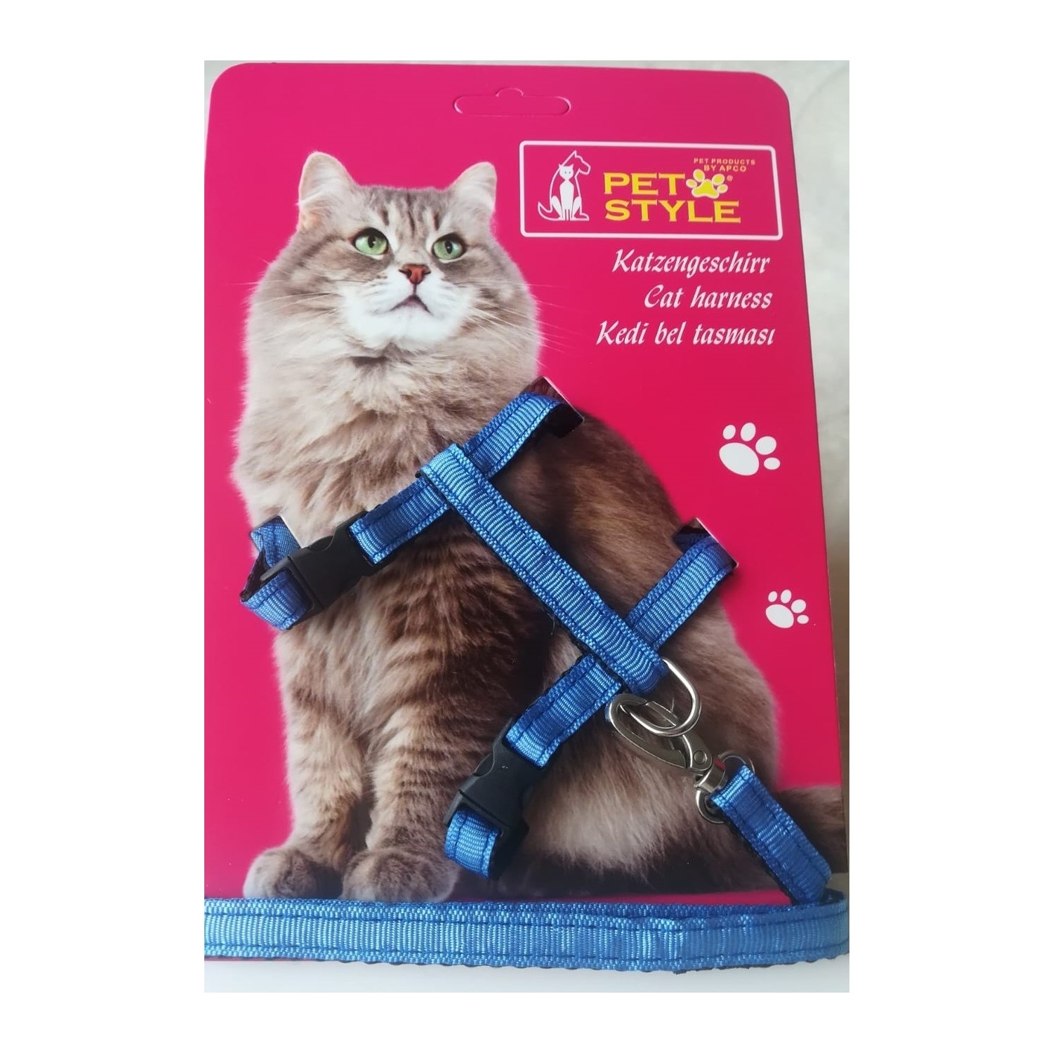 Petstyle Kedi Göğüs Bel Tasması Mavi Fiyatı Taksit Seçenekleri