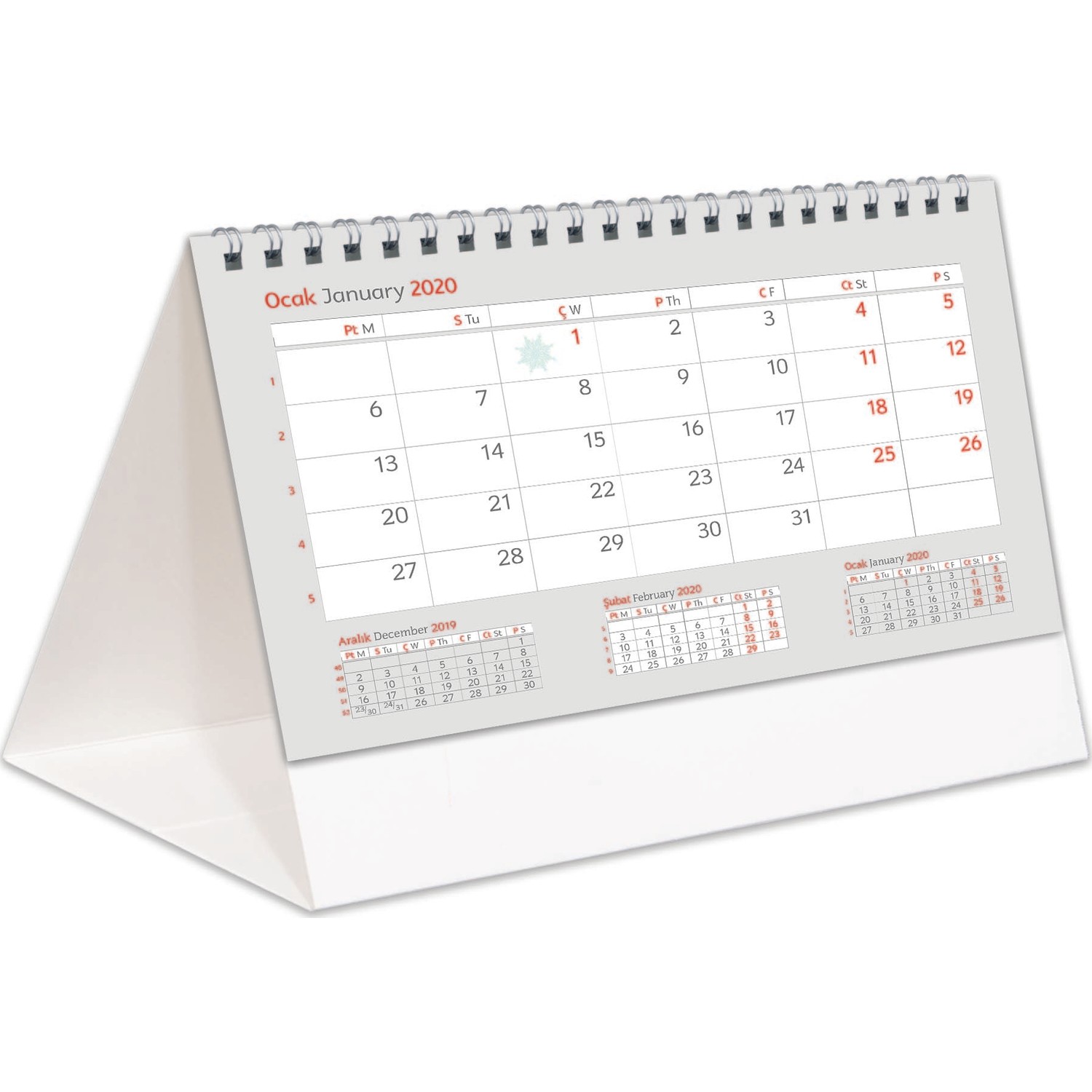 Soylu Ataturk Piramit Masa Takvimi Ucgen 2020 Takvimi Fiyati