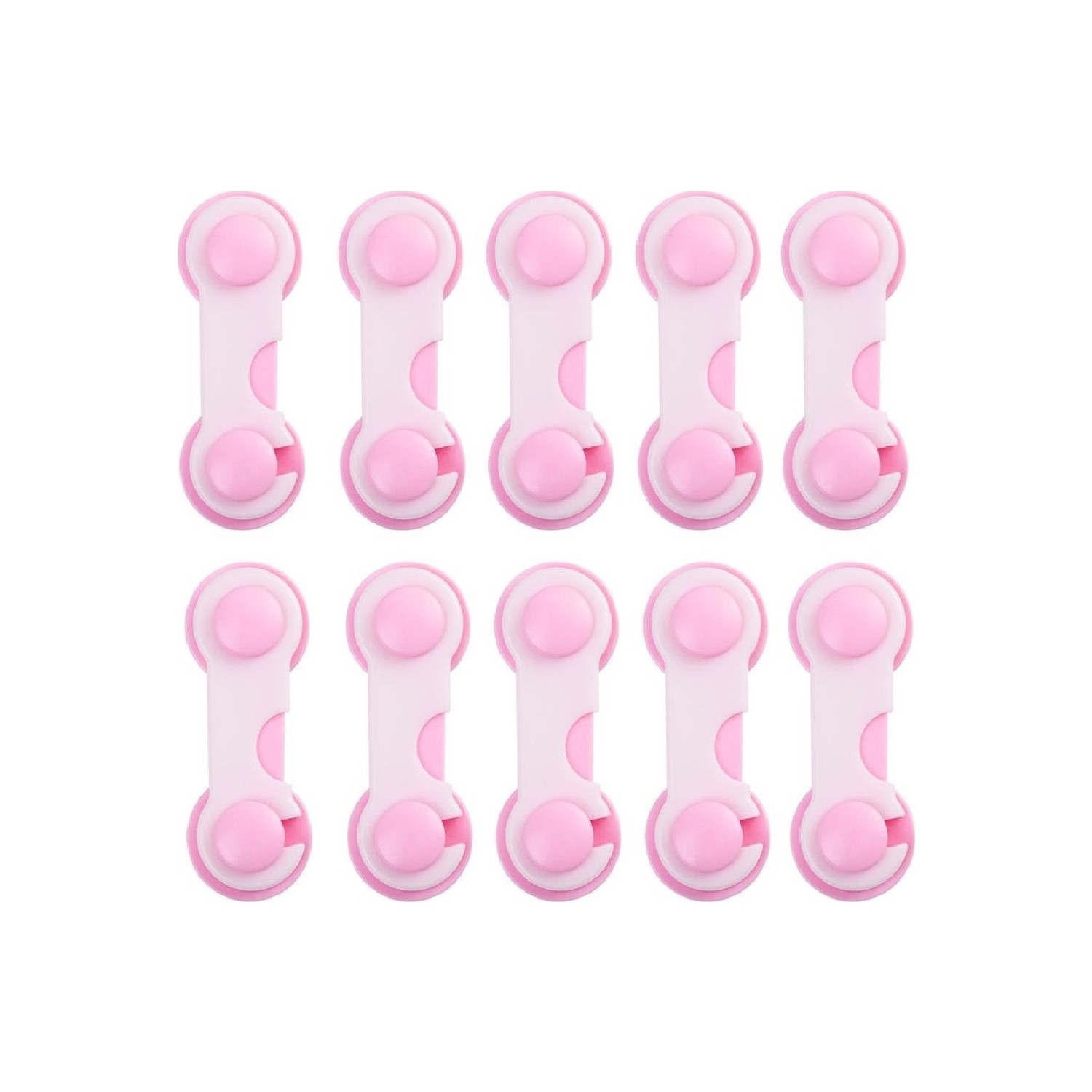 Demethome 10 Adet Çocuk Bebek Güvenlik Çekmece Dolap Kapak