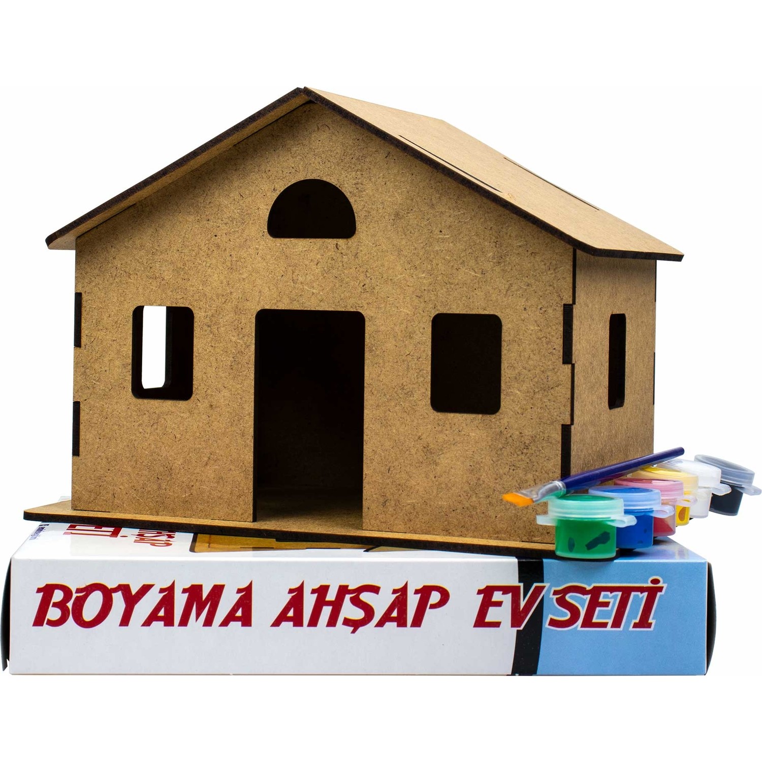 Emin İş Eğitim Boyama Ahşap Klasik Ev Seti Fiyatı