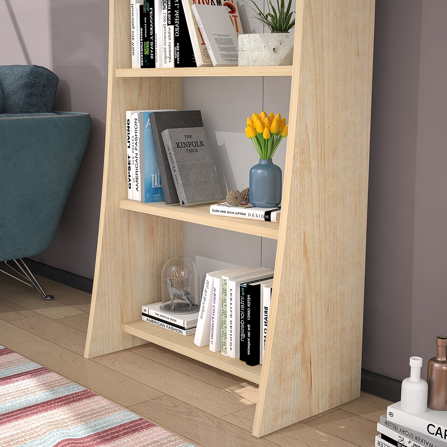 Ankara Mobilya Moons Akçaağaç 160 cm Kitaplık Fiyatı