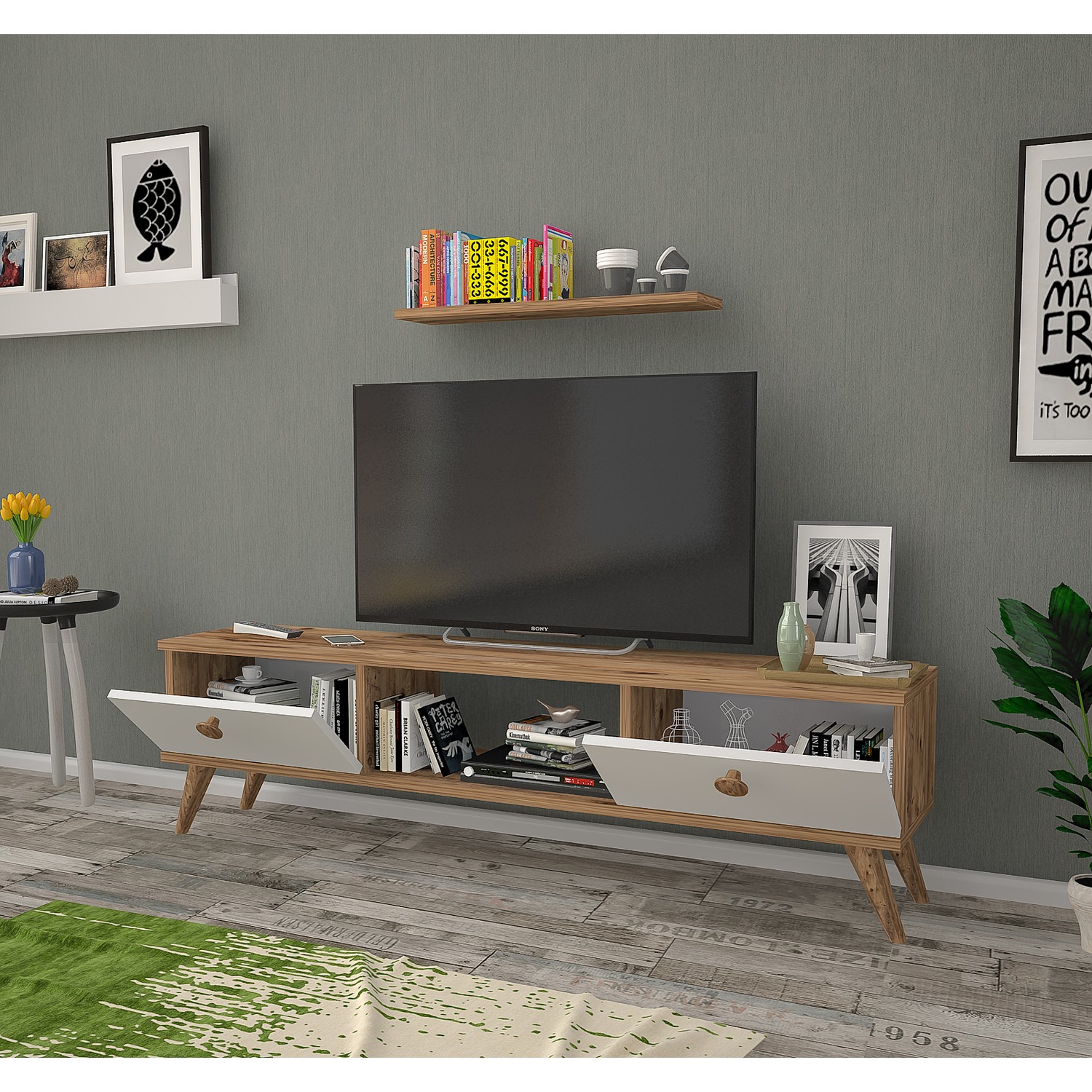 Ankara Mobilya Bena Mobilya Emre Atlantik Çam Beyaz 140 cm Ankara Mobilya Bena Mobilya Emre Atlantik Çam Beyaz 140 cm