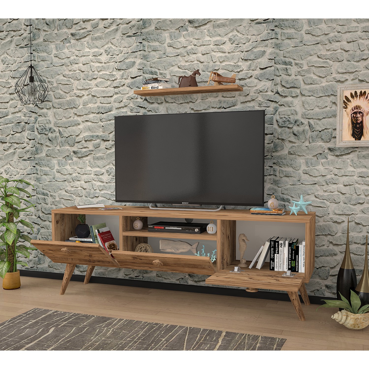 Ankara Mobilya Penta Atlantik Çam 160 cm Tv Sehpası Fiyatı Ankara Mobilya Penta Atlantik Çam 160 cm Tv Sehpası Fiyatı