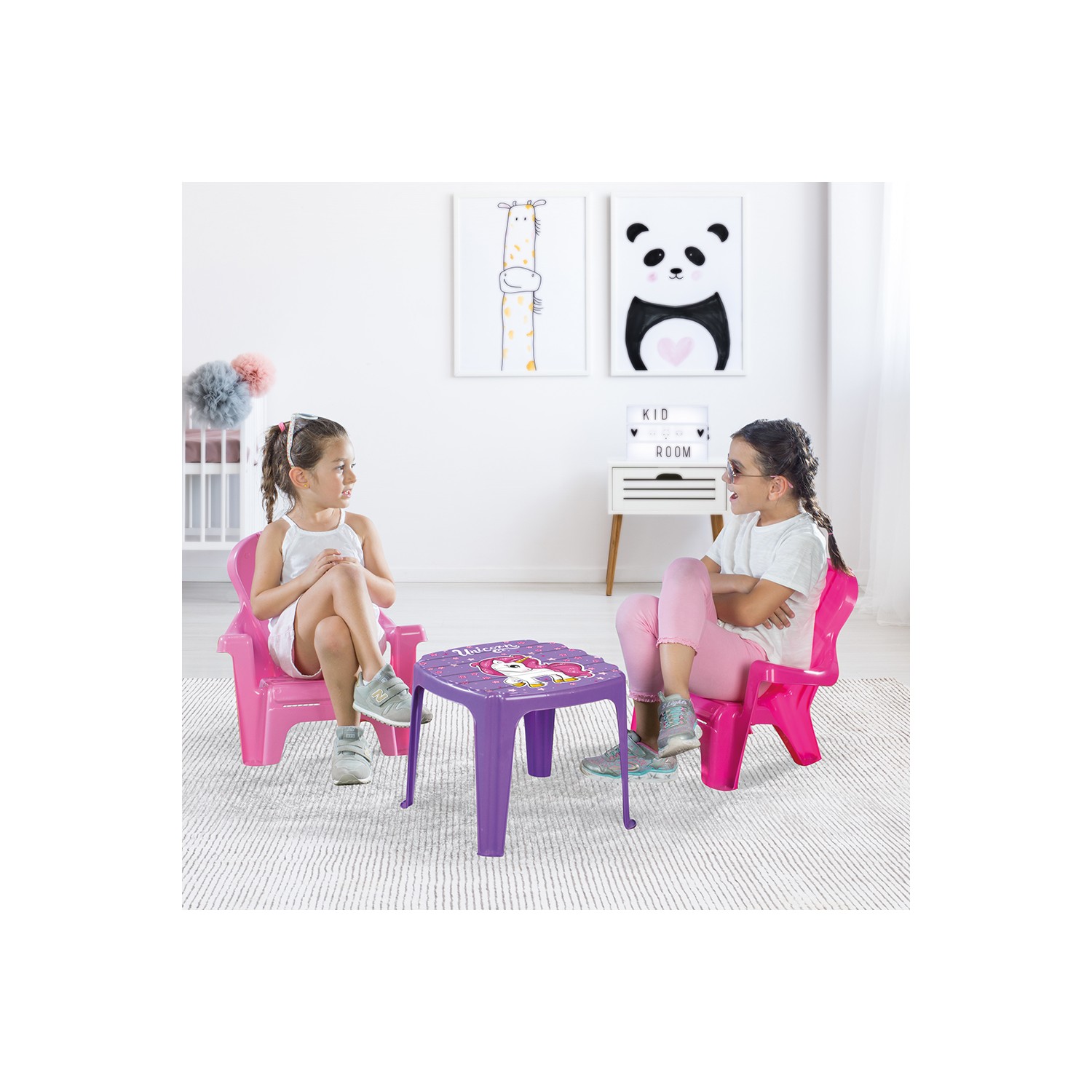 Dolu Unicorn Masa Ve 2�li Sandalye Seti Fiyatı Taksit Dolu Unicorn Masa Ve 2�li Sandalye Seti Fiyatı Taksit