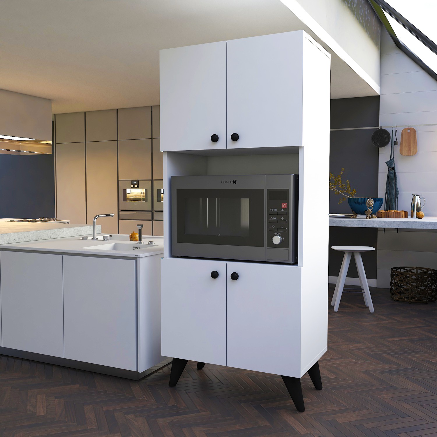 Tocco 1019 Kale 4 Kapaklı Çok Amaçlı Dolap Fiyatı