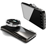 Joyecar 4" Full HD IPS Touch Ekran Dual Lens Araç Kamerası
