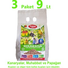 Bonny Nice Çam Pelet Evcil Kuş Altlığı 1.8 kg 3 l x 3 Paket