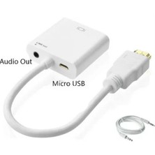 AoGo HDMI To VGA + Audio Çevirici Adaptör